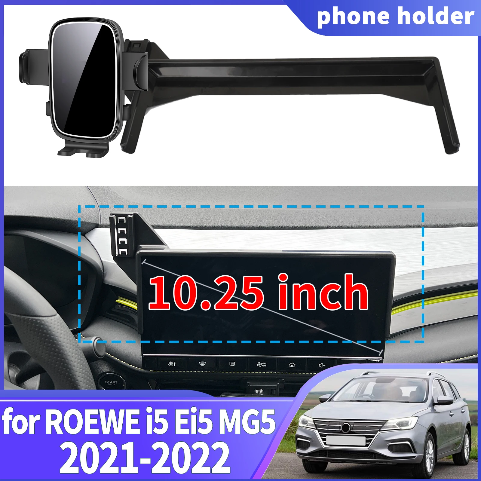 

fit for ROEWE i5 Ei5 MG5 MG5 EV 2021 2022 ​​​​Navigation Phone Holder Mount Customized Car accessoires