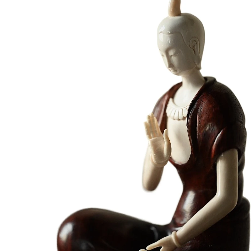 Buddha wood carving handicrafts carving ornaments cultural play collection