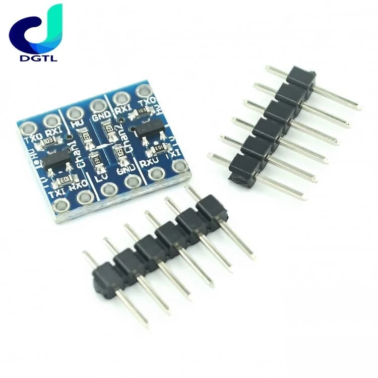 Módulo Conversor de Nível para Arduino, IIC UART, SPI, 2 4 canais, China Post, 5V-3V