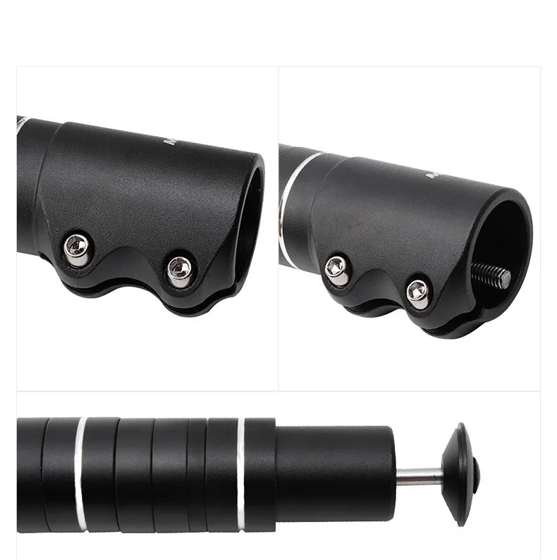ENLEE Fahrradgabel Vorbau Höhe Extender Lenker Rise Up Adapter Aluminiumlegierung Höhe Spacer Fahrradzubehör 210 mm 28,6 mm – Detail 16