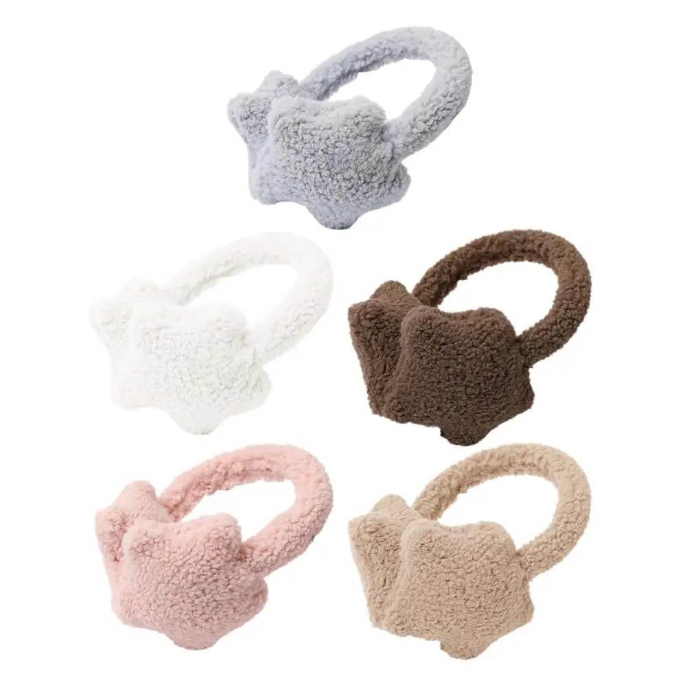 New Cute Stars Soft Plush Warmer Earmuff Cute Earflap Winter Outdoor Cold Protection Ear-Muffs Ear Cover Gift