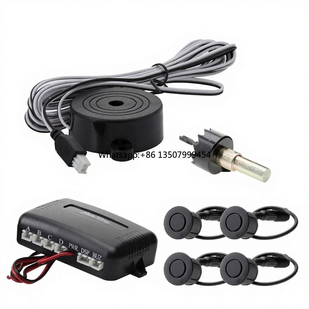 Simoni Racing SPS/6 Car Reversing Aid Parking Sensors with Buzzer Practical Auto Reverse Assistance