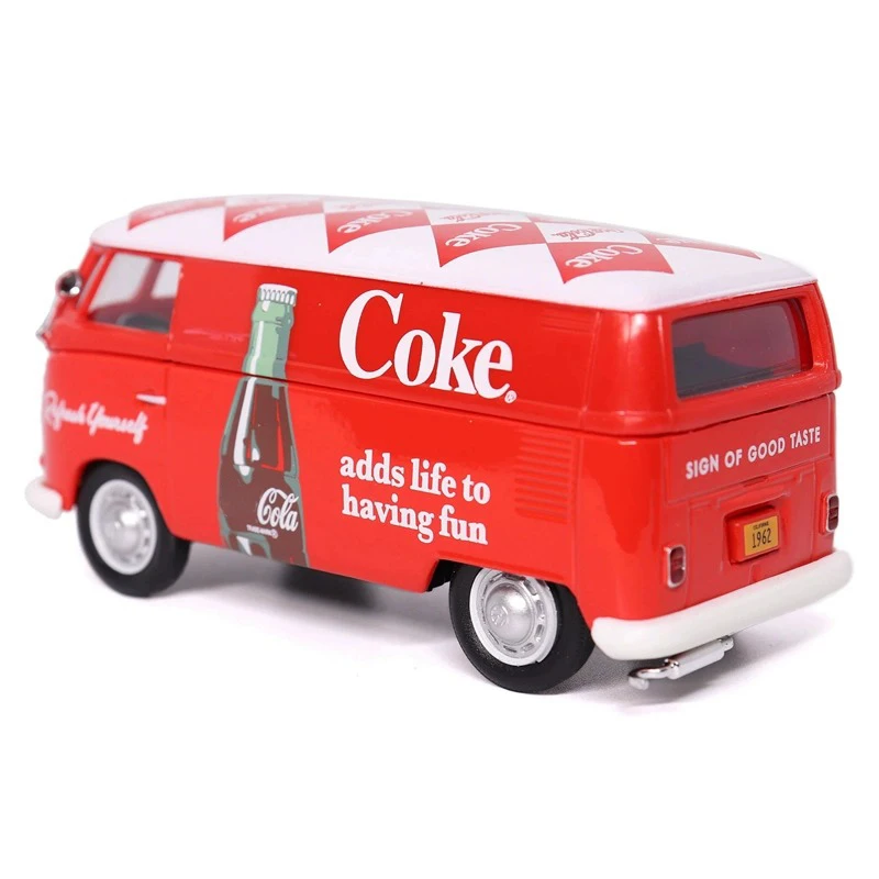 모터 시티 클래식 다이캐스트 1:43 1962 화물 밴 시뮬레이션 합금 자동차 모델 정적 수집 장식용 휴일 선물 장난감