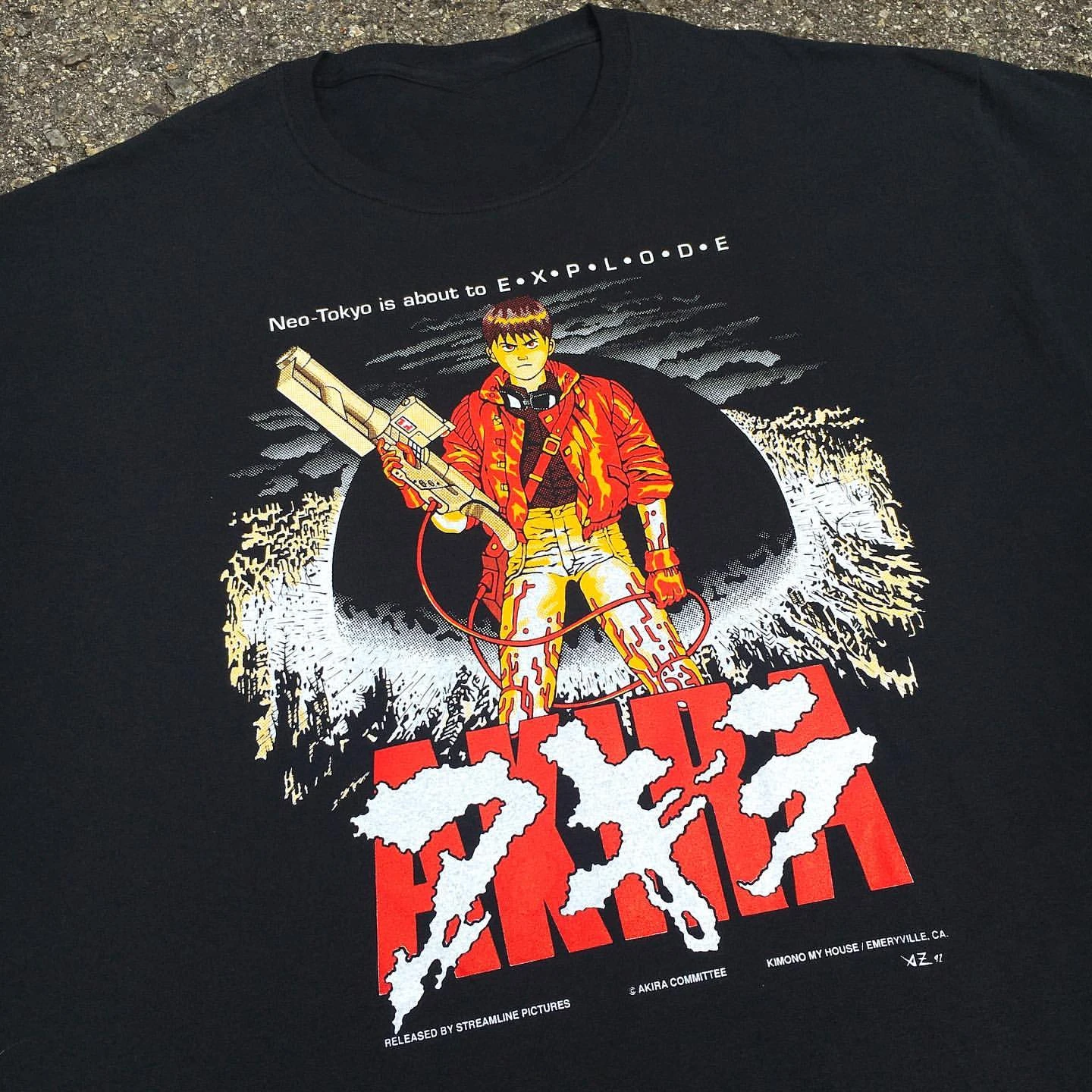 2024 Popular New Style AKIRA IwataMitsuo Anime Short Sleeves Akira Tetsuo Short Sleeve T-shirts Men and Women The Same