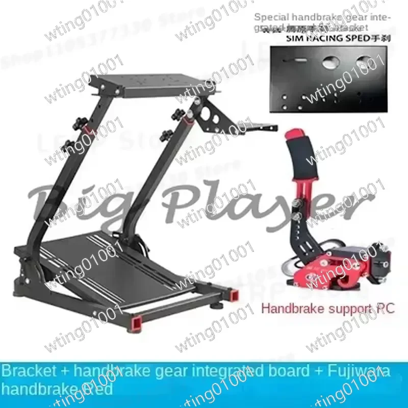 Foldable Racing Simulator Cockpit Stand for  G29 G920 G923 T300 T248 PS5 Wheel Pedals Adjustable Ergonomic Gaming