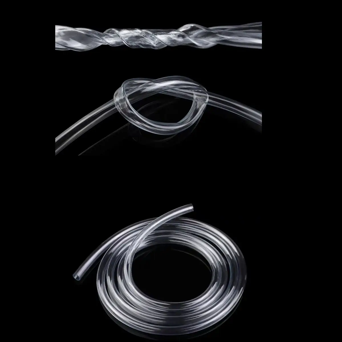 Free Shipping PVC plastic flexible hoses Pipe  5meters for aquarium Garden connecting ID2/3/4/5/6/8m/10/12mm DGOzone