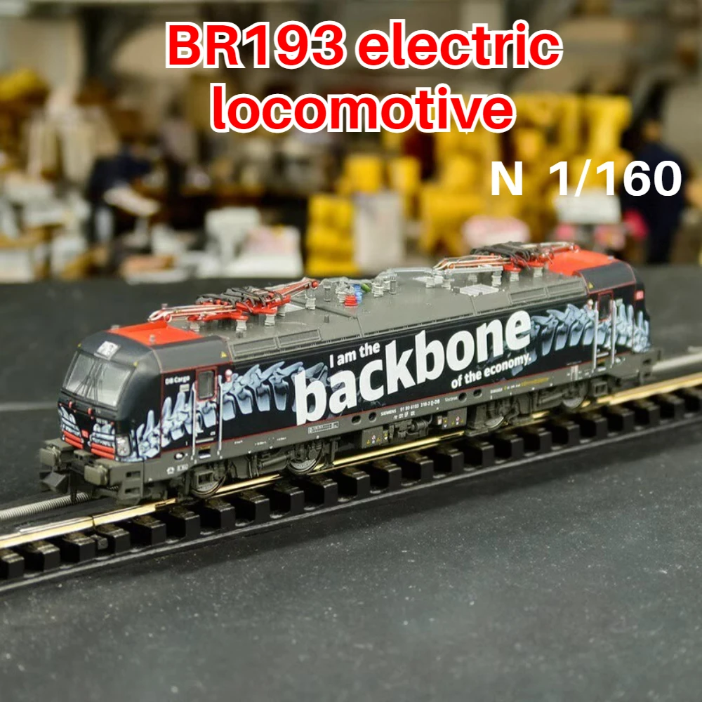 

FLEISCHMANN N-тип 1/160 игрушечный поезд BR193 электрический локомотив 739347 цифровой звуковой эффект черный поезд модель игрушка для мальчика в подарок