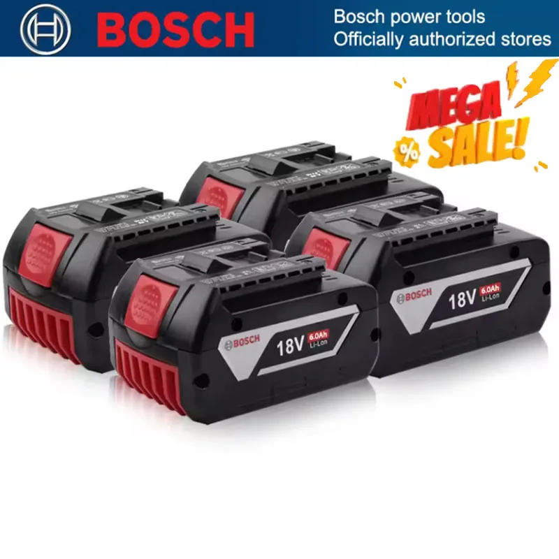 

Original 18V 5Ah/6Ah BOSCH Professional 18V 18650 Battery 18V Li-ion Replacement for BAT609 BAT609G BAT618 BAT618G with BMS