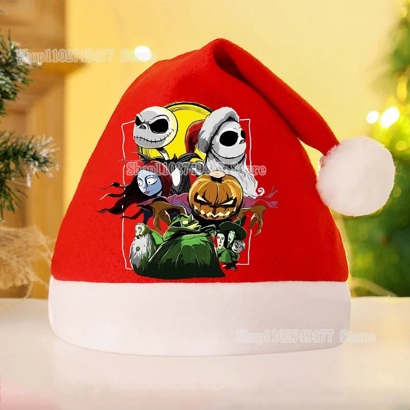 Disney The Nightmare Before Christmas Hat Festival Atmosphere Cartoon Cap Decoration Child Adult Santa Claus Dress up Xmas Party