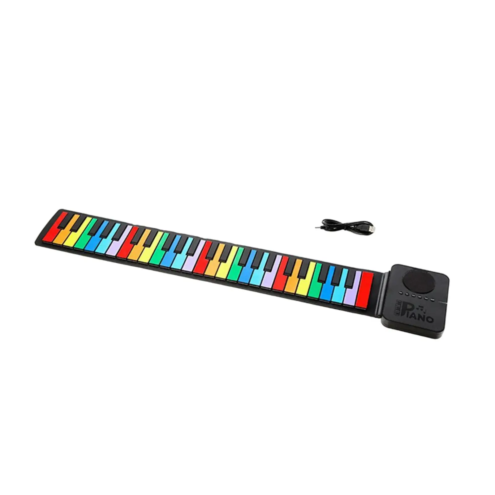 Roll up 37 Key Piano Keyboard Electric Piano Keyboard Silicone Digital Music Piano Keyboard for Travel Room Adults