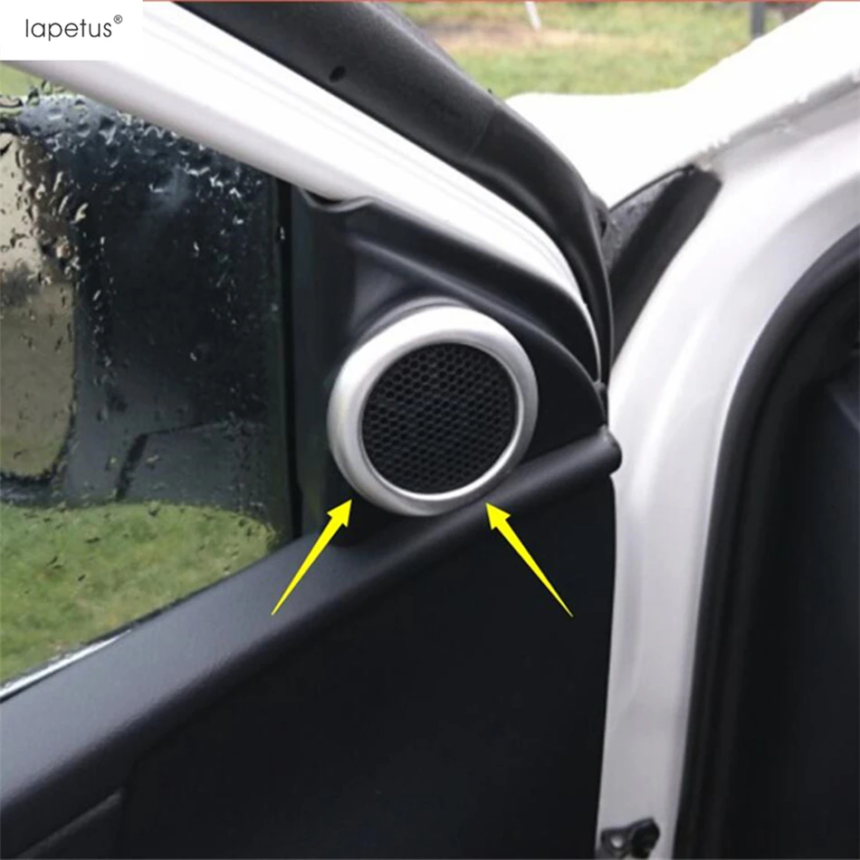 

Pillar A Speaker Ring Circle Audio Loudspeaker Frame Cover Trim ABS Matte Interior Accessories For Toyota Corolla 2014 - 2018
