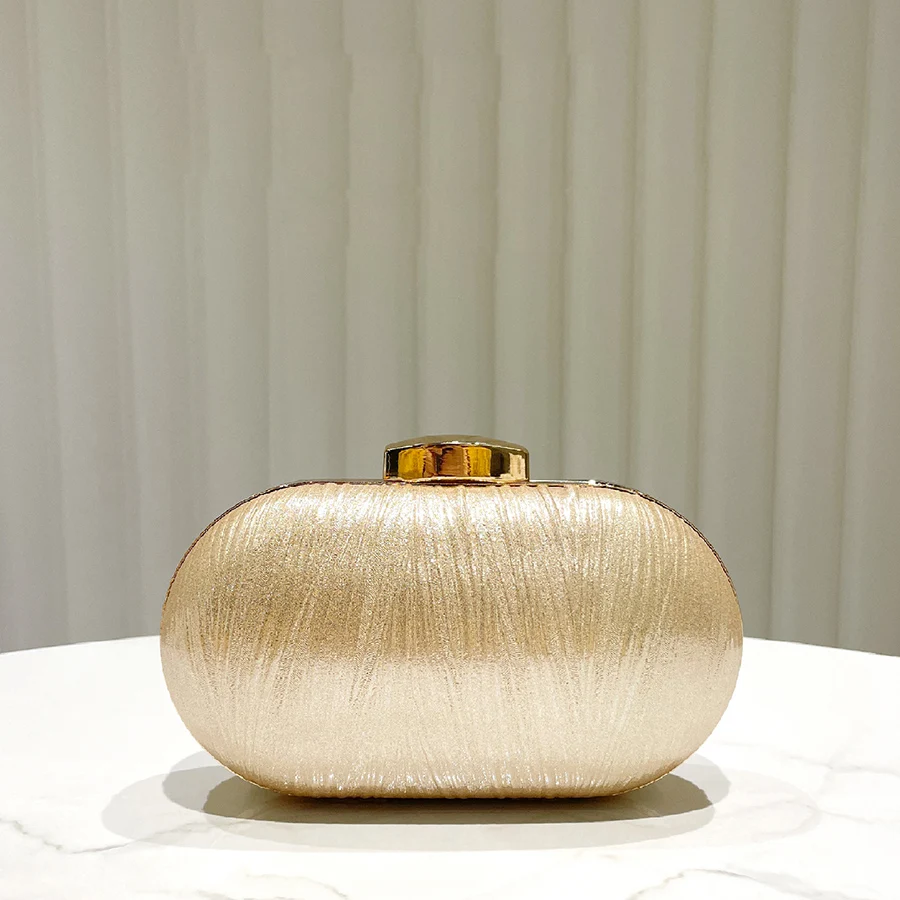 

New Luxury Acrylic Clutch Wedding Cute Round Marble Gold Pearl Party Evening Bags Female Shoulder Crossbody For Women Chain Bags