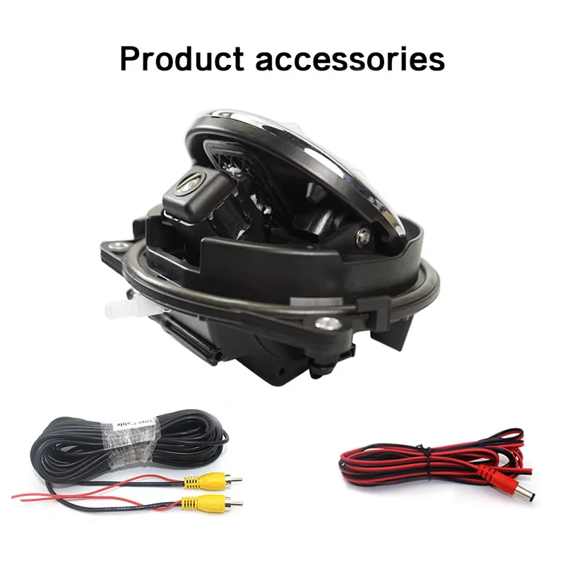 For Volkswagen Badge Logo Smart Flip Rear Trunk Handle Camera For VW Golf 5 6 Passat cc B6 B7 Magotan Beetle Dynamic Trajectory