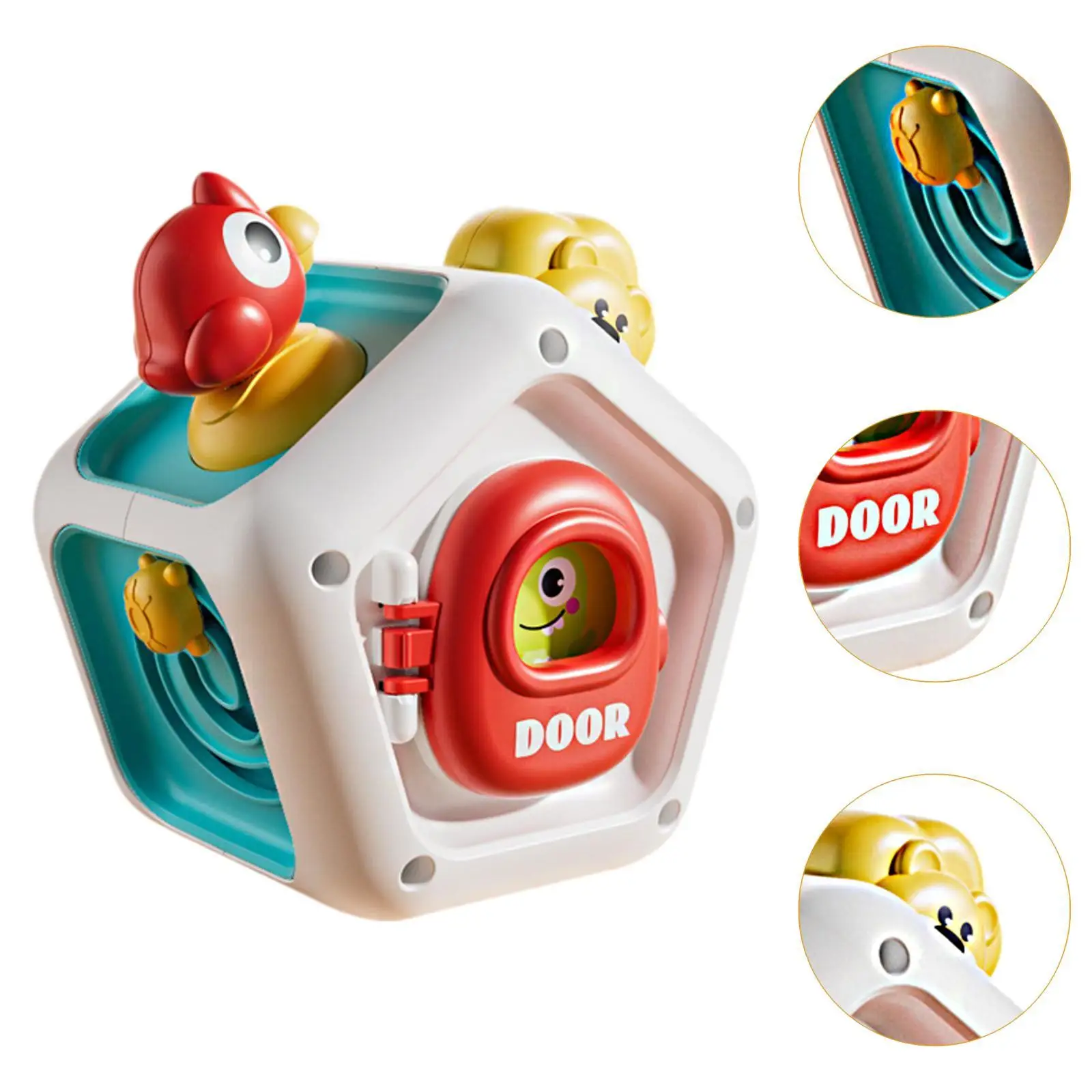 Activity Cube Color Busy Cube for Concentration Preschool Tactile Training