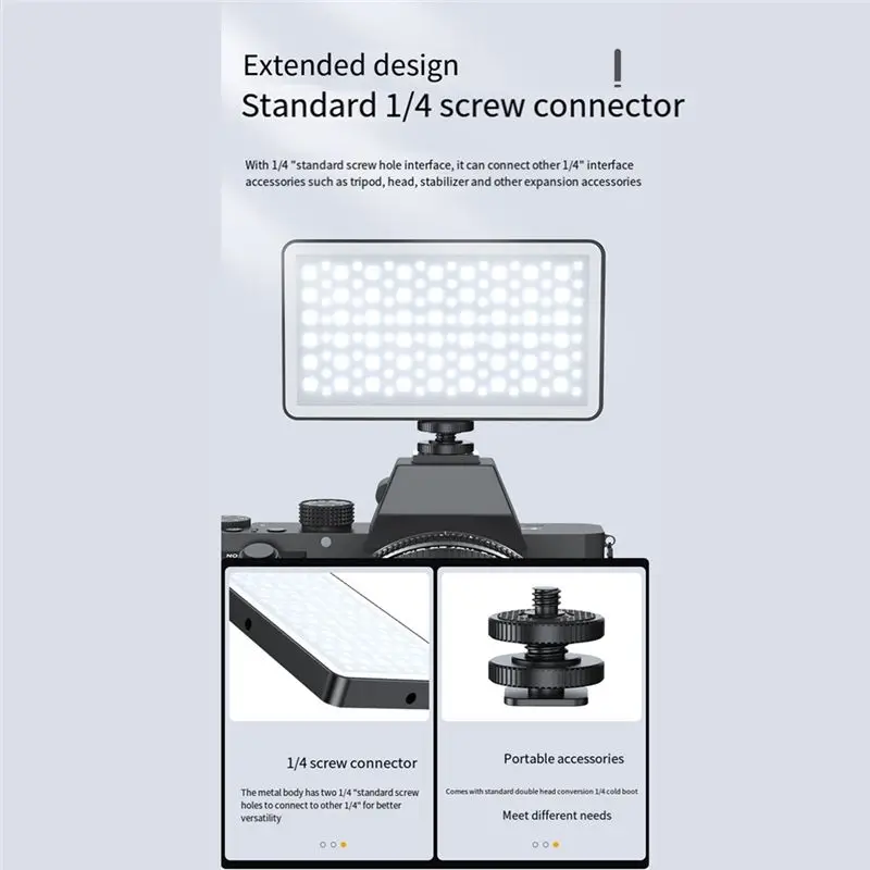 

Цифровая RGB LED-лампа для видеосъемки A51I с аккумулятором 4000 мАч, перезаряжаемая, для фото- и видеосъемки, прямых трансляций, долговечная