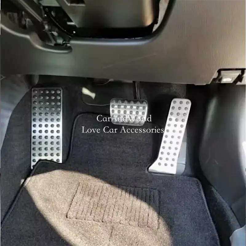 

Aluminium Alloy Car MT AT Foot Rest Pedals Accelerator Gas Brake Cover Non-slip Protect Pad For Mazda 3 6 CX-3 CX-4 CX-5 CX-8