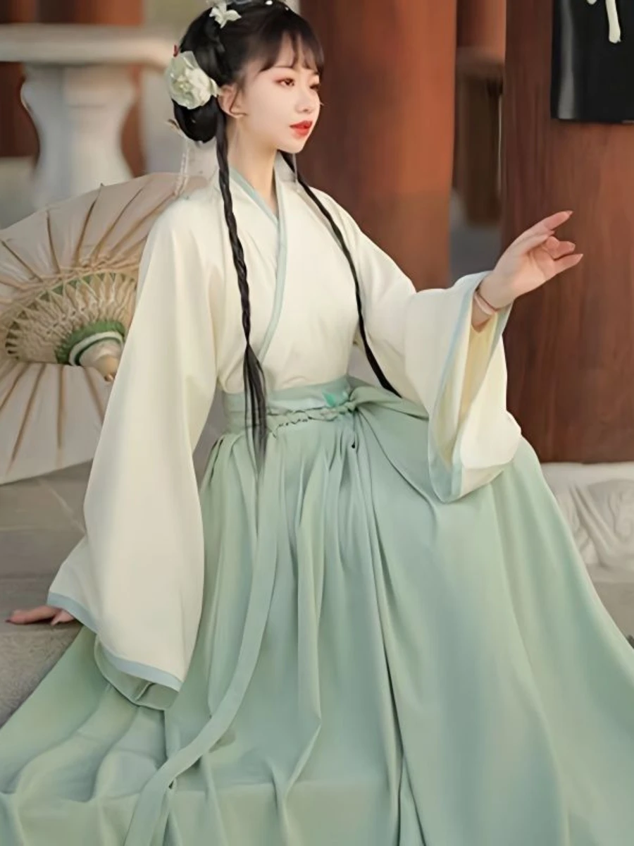 

Female Cosplay Costume Party Kimono Sakura Girl Retro Hanfu Dress Women Chinese Style Floral Print Vintage Set Oriental Camellia
