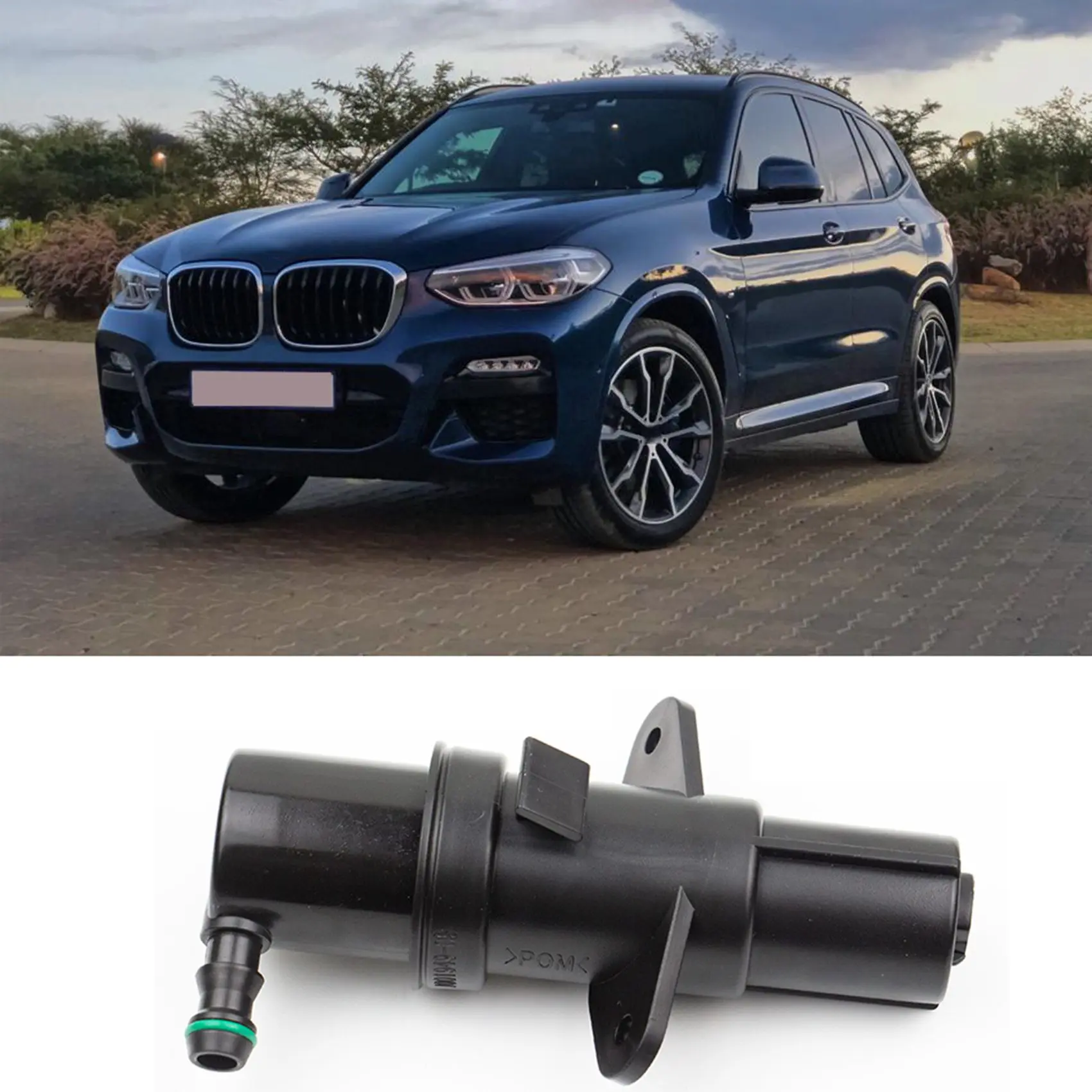 

Hot Sale Car Headlight Washer Nozzle Cylinder Water Nozzle Muffler for -BMW X3 E87 1 Series 61673414960
