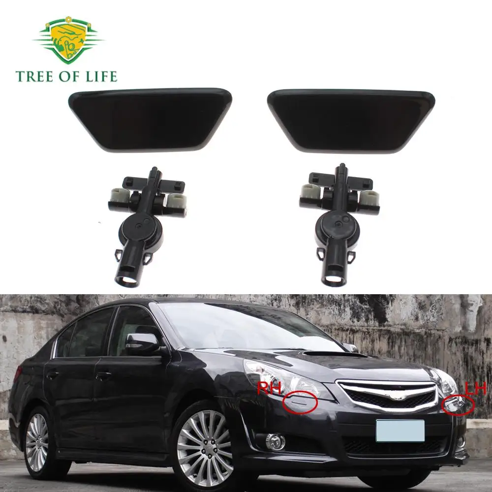 For Subaru Legacy GT 2010 2011 2012 2013 2014 Outback 2013 2014 Headlight Washer Spray Nozzle Cover Cap With Connector Holder