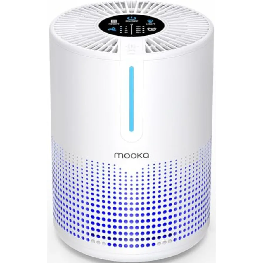 Purificadores de Aire para Dormitorio y Hogar, 430 Pies Cuadrados, Filtro HEPA H13, Purificador de Aire Portátil Pequeño con Cable USB, Esponja Aromática para Fumadores