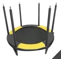 

12 Pieces 40cm Trampoline Foam Pole Covers Round Tube Trampoline Foam Cover Protective Replacement Part Tube for Kids