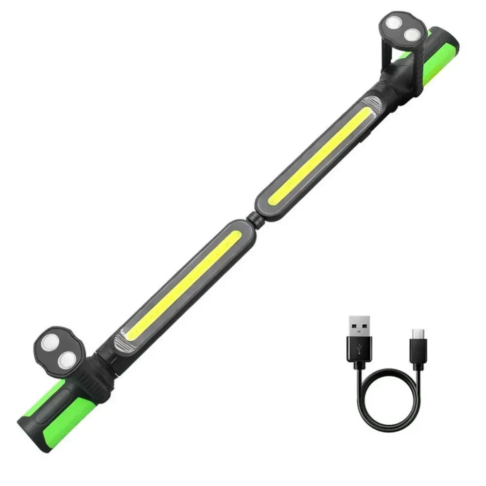4400mAh Rechargeable Magnetic Base Charging Light High Light Rotary Folding LED Mechanic LED Work Light