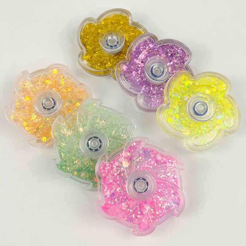 Fidget Spinner for Stress Relief - Petal Spinning Gyro Desk Toy for Adults & Kids, Portable ADHD Anxiety Relief Gift