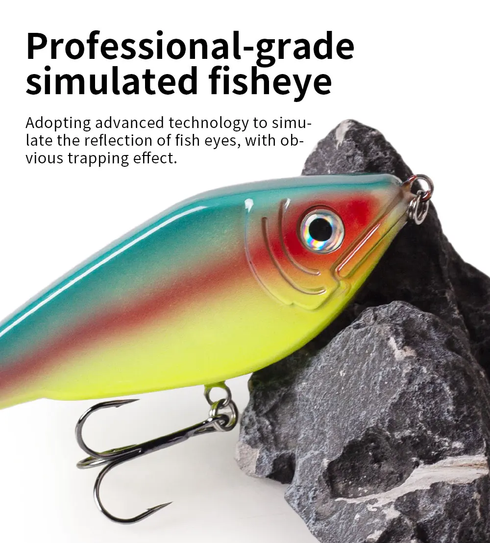 Hanlin Sinking Glide Jerkbait 75/90/120/150/mm Muskie Fishing Lure Swimbait Popular Pike Hard Jerk Bait Crankbait Wobbler Tackle