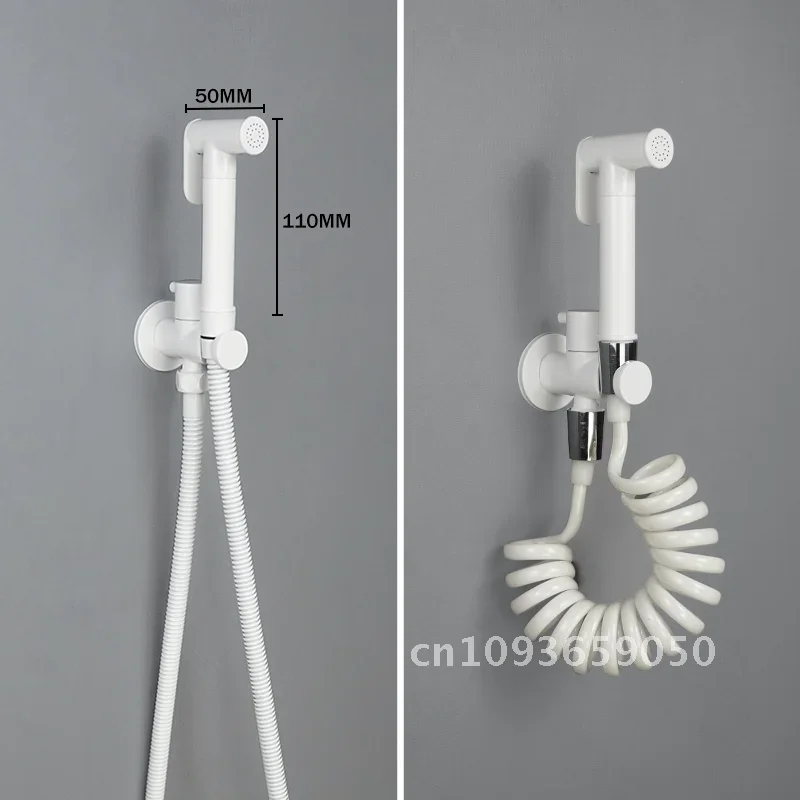

Faucet Handheld Bidet Sprayer Set Toilet Toilet Bidet Bathroom Shower Balcony Cleaning Handheld Nozzle Brass Sprayer Self