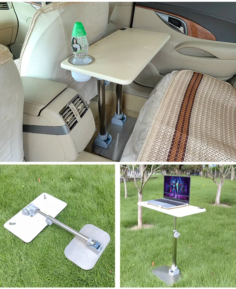Car small dining table, writing desk, back seat, car small table, outdoor RV folding table