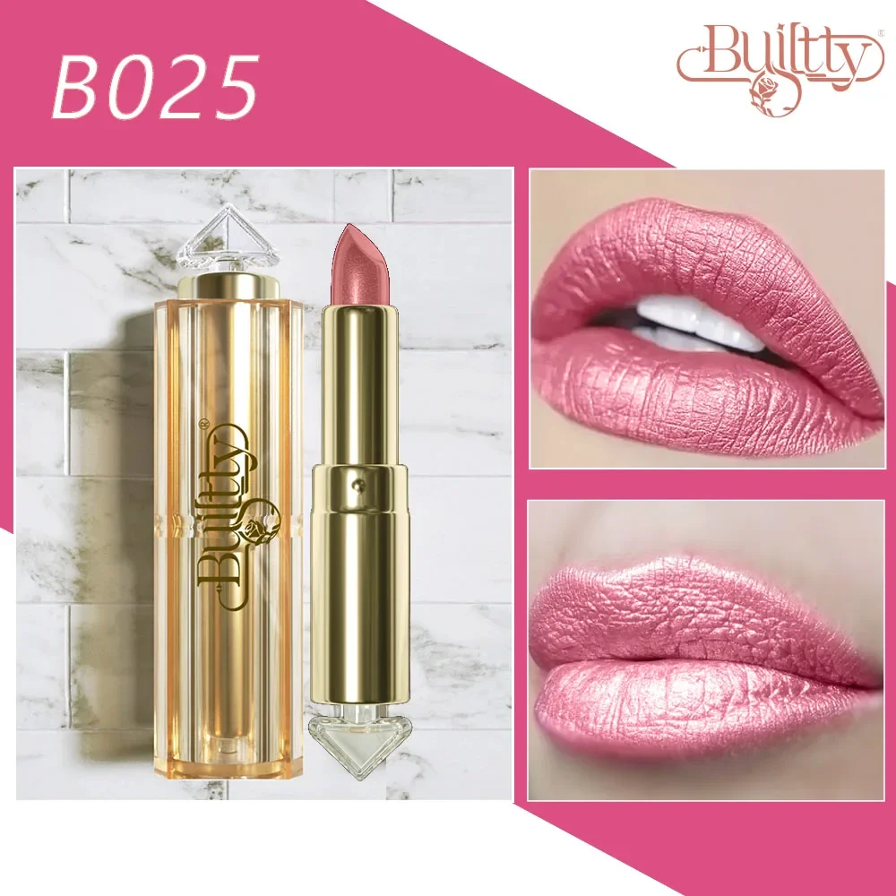 Lápiz labial dorado nueva moda lápiz labial mate resistente al agua lápiz labial Sexy de larga duración maquillaje coreano