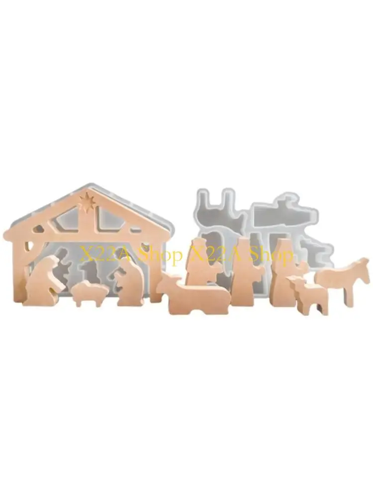 

Уникальный набор из 2 креативных силиконовых форм с молитвенным рисунком, подходящих для рукоделия