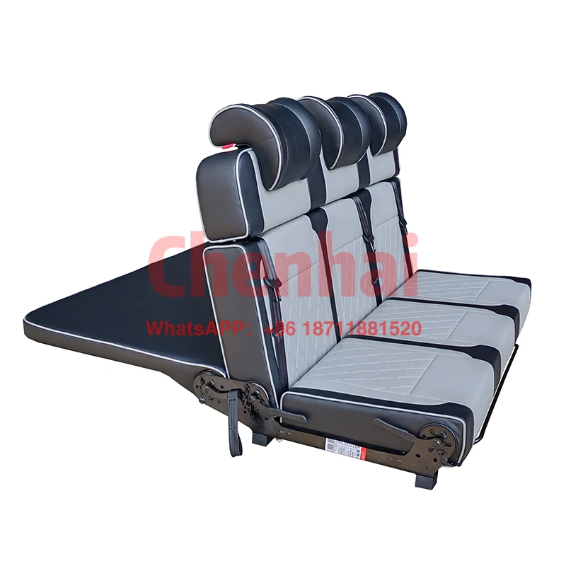 

Customize Wholesale Customizable Comfortable Leather Folding Sofa Seat Modified Car Seats For RV Passenger Bed Camper Vans Car S