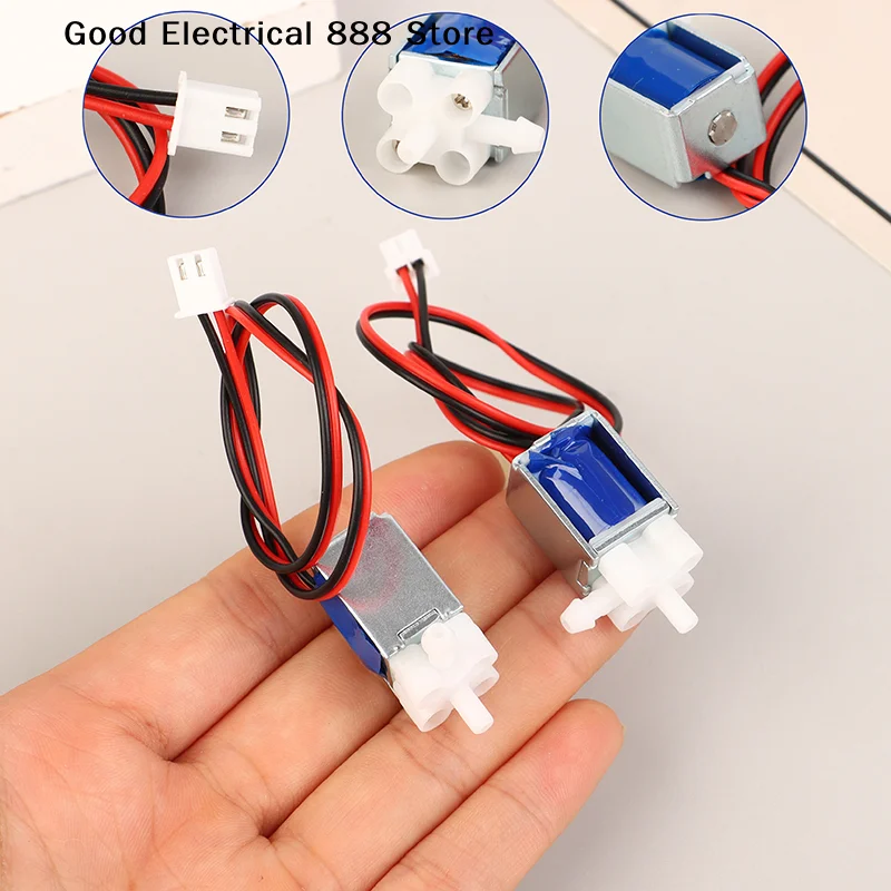 

【A】Mini Small Solenoid Valve Normally Closed DC3.7/6/12V Electric Control Water Valve Exhaust Valve Bidirectional Solenoid Valve