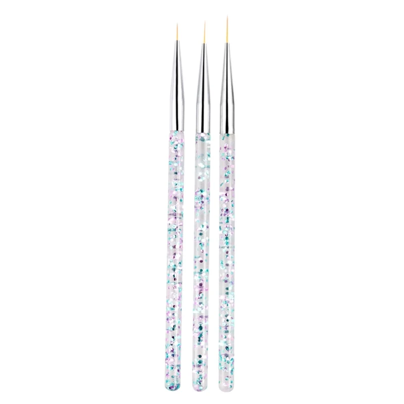 3pcs/set Art Dotting Painting Pen Manicure Ultra-thin Line Drawing Tools