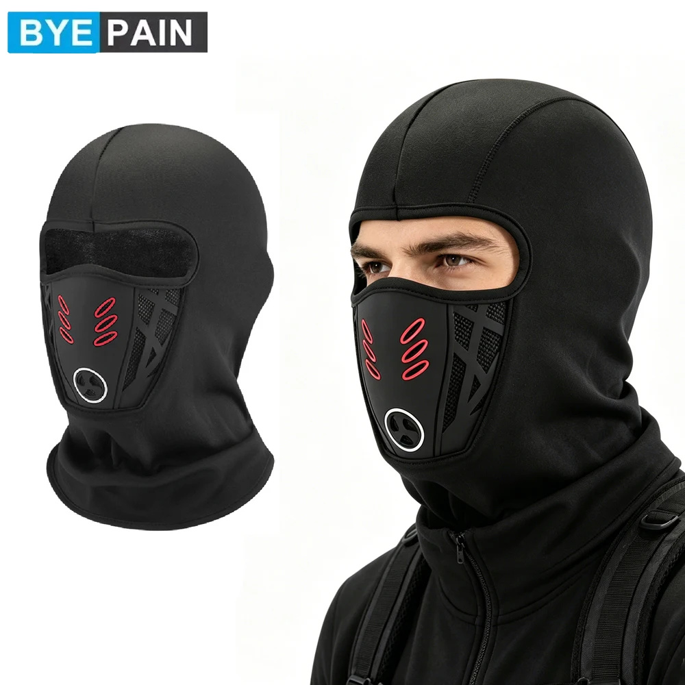 1 Stück Motorrad-Gesichtsmaske – Schnelltrocknender Stoff zum Fahren, atmungsaktive Sturmhaube mit Augenöffnung, für Skifahren und Outdoor-Sportarten