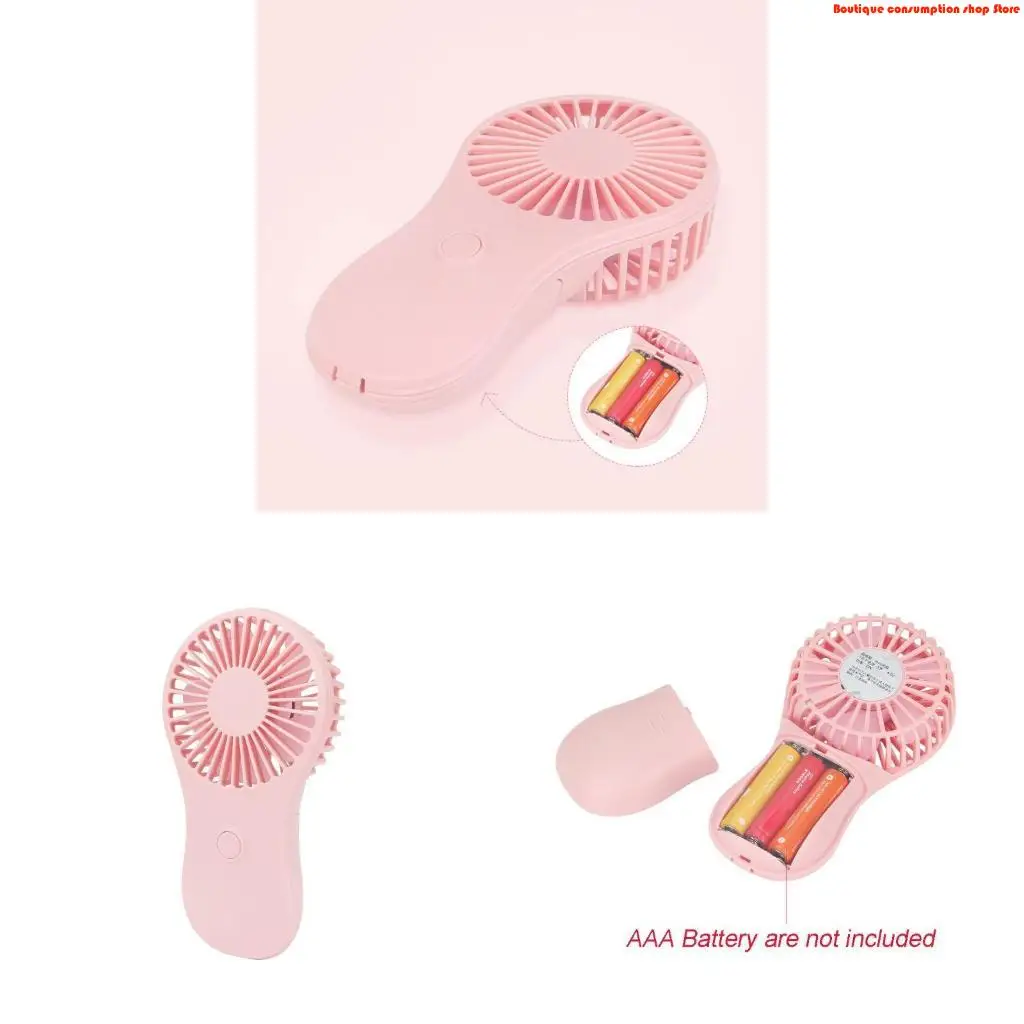 L9NA Mini Portable Pocket Fan Cool Air Hand Held Travel Cooler Cooling Mini Power By 3 x AAA Battery