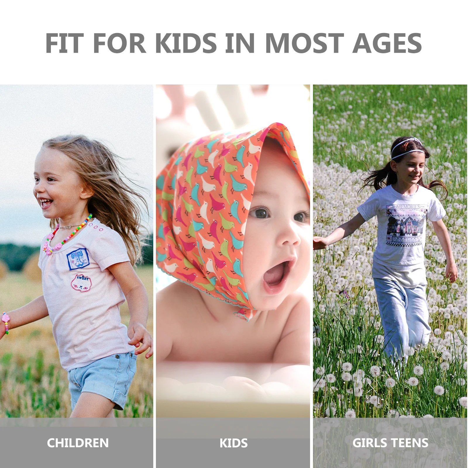 Juego de 3 collares y pulseras con pajarita, joyería para niños, regalo de fiesta para niñas, collar con cuentas, joyería para niños pequeños, actuación de danza