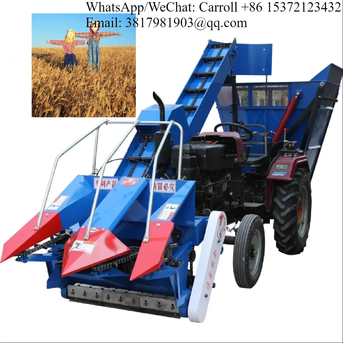 

Intelligent Farm Harvesting Machine Picking Sweet Corn Diesel Engine Corn Cropper Harvester