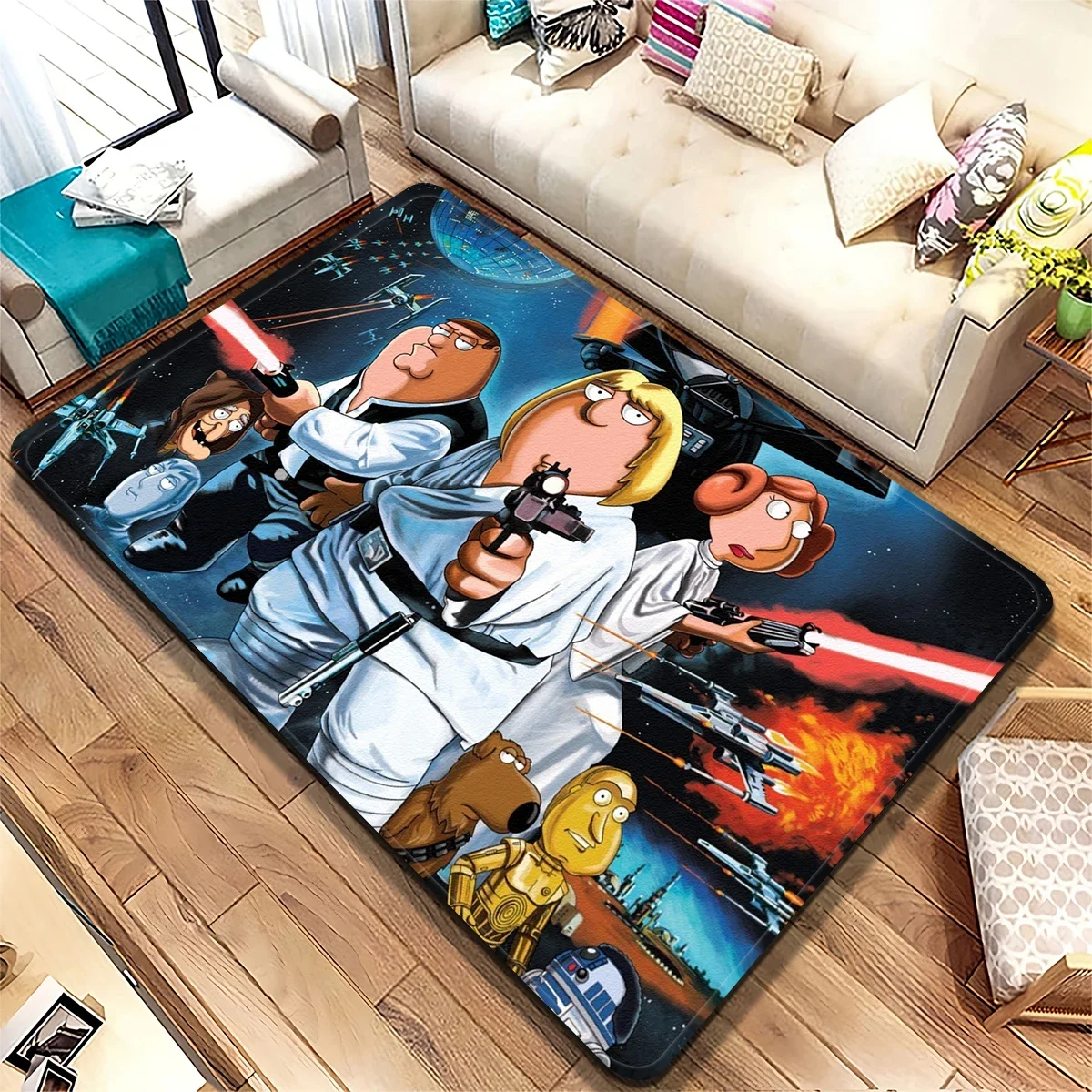 Cartoon Family Guy TV Anime Carpet Kitchen MatEntrance Doormat Bedroom Floor Decoration LivingRoom Carpet Bathroom Anti-slip Rug