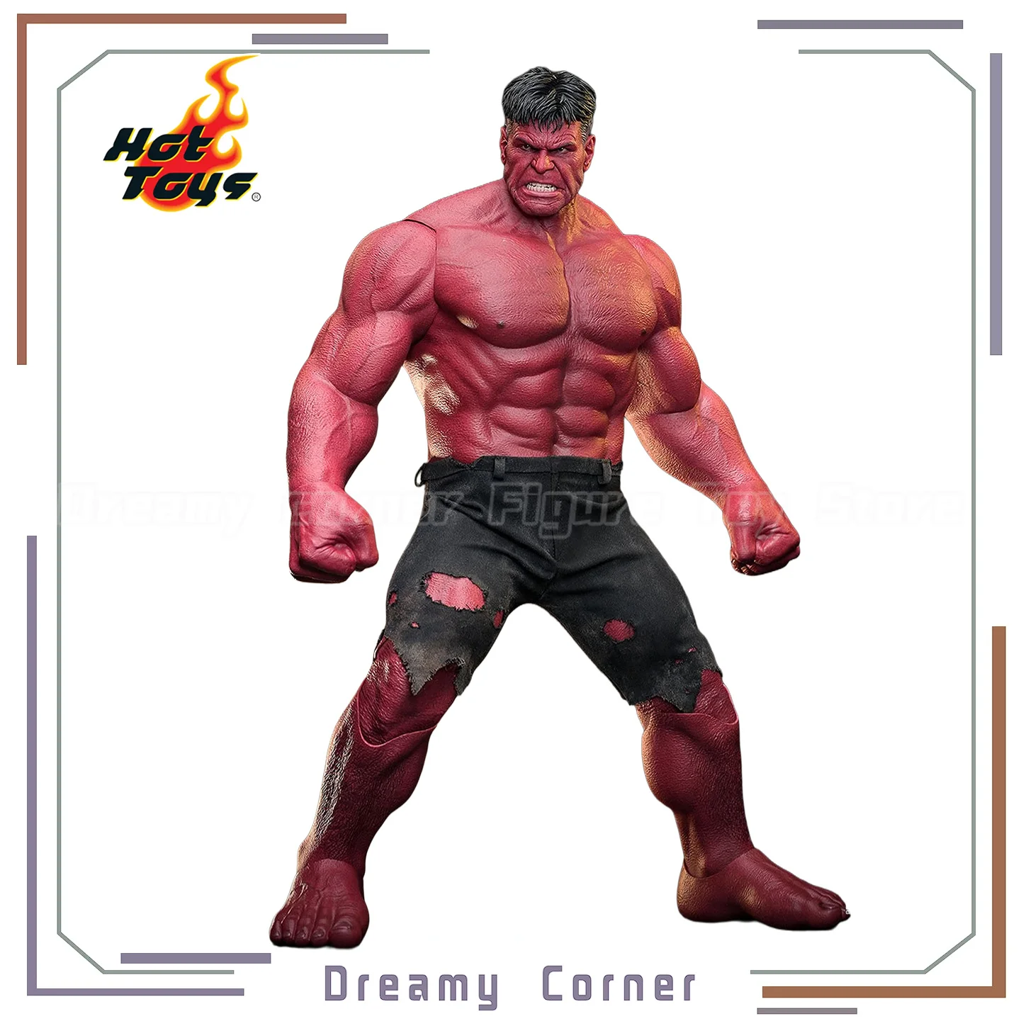 

【In Stock】Hot Toys MMS797 Captain America 4 Red Hulk 1/6 Action Figure