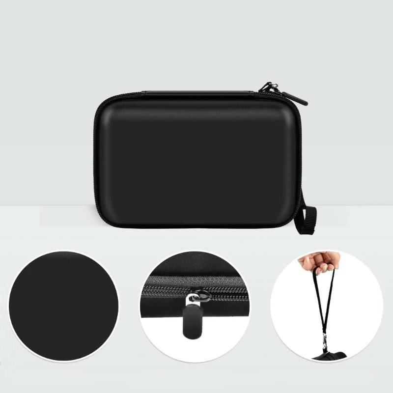 حقيبة حمل واقية للسفر، غطاء تخزين مضاد للصدمات، جراب مضاد للسقوط مناسب لوحدات تحكم ألعاب الجيب التناظرية