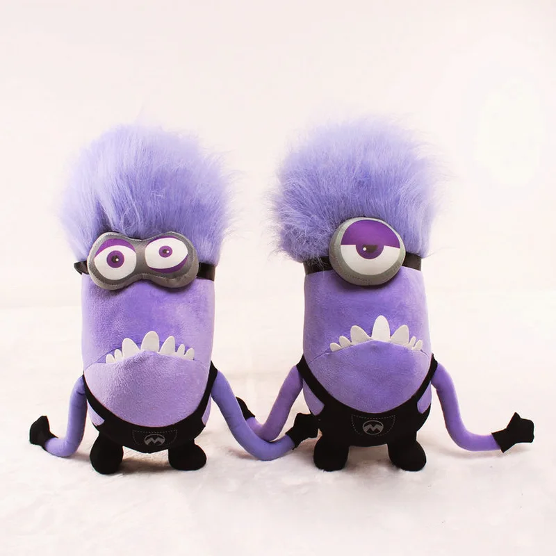 Despicable Me Movie Peripheral Purple Minions Movie Periphery Yellow Plush Bob Plush Stuart Stuffed Toys In Jeans Soft Dolls