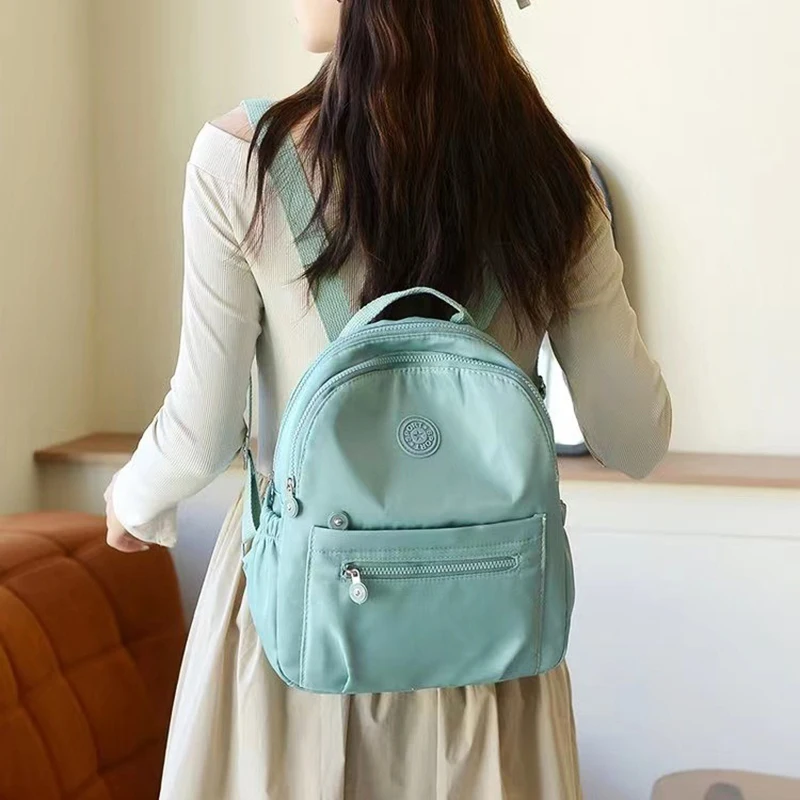 Casual Small Backpack Women Man Fashion Travel Large Capacity Rucksack School Shoulder Bag Casual Fashion Mini Daypack