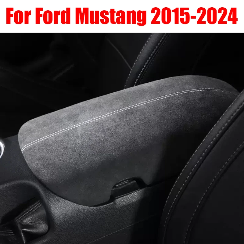 For Ford Mustang 2023 2022 2021 2020 2019 2016 2015 Central armrest box protective cover interior modification parts