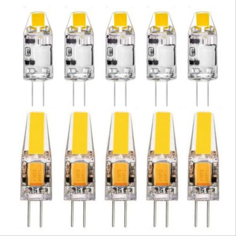 1-10pcs Mini G4 LED Lamp 3W 6W AC/DC 12V Dimmable COB LED G4 Bulb 360 Beam Angle Replace Halogen Lamp Chandelier Lights