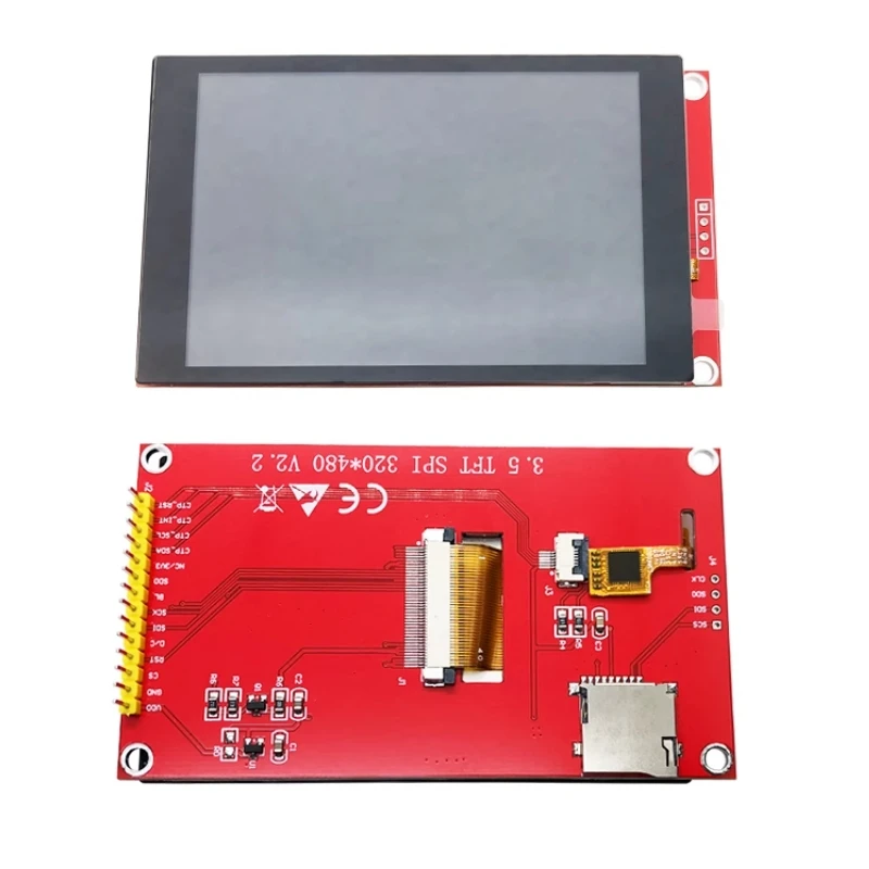 ILI9488 FT6236 3.5 inch Capacitive touch red SPI Module 320*480 4-wire SPI TFT LCD display panel interface wide view