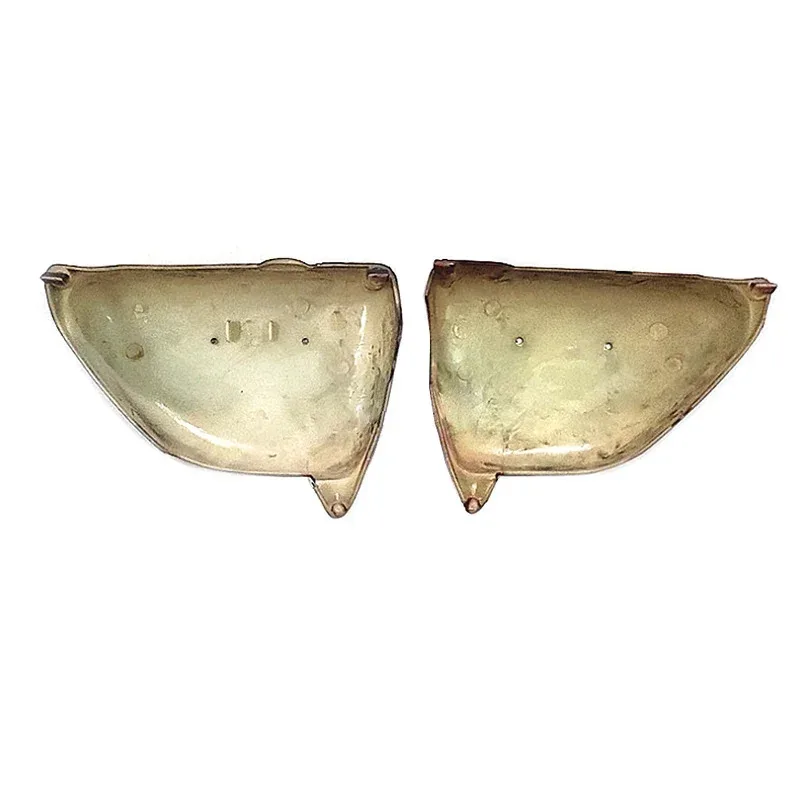 الرجعية دراجة نارية الجانب غطاء أسود لهوندا CG125 CG110 CG125 هدية أجزاء أداة لوحات غطاء خزان الوقود الحرس #3