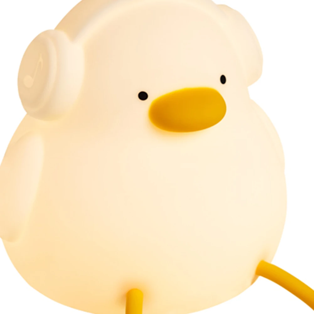 Animais silicone candeeiro de mesa usb recarregável 1200mah cabeceira bonito crianças nightlight 3 brilho ajustável decoração do quarto