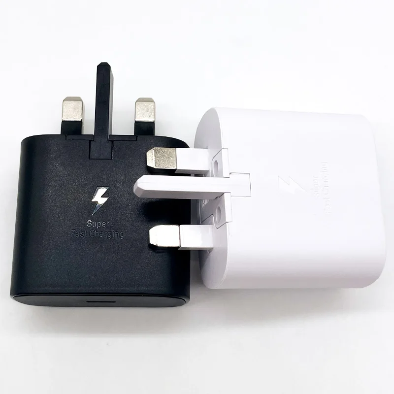 Für SAMSUNG 25W Superschnellladegerät UK-Stecker 100CM 3A Typ-C-Kabel für Galaxy Z Flip Fold 6 5 S24 S23 S25 Plus S20 FE M31s M51 M32 – Detail 2